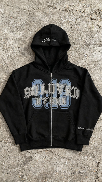 "John 3:16" Zip Up Hoodie